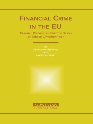 cover image of Financial Crime in the EU